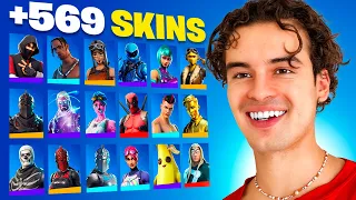 TODAS MIS SKINS DE FORTNITE (+569) *exclusivas*