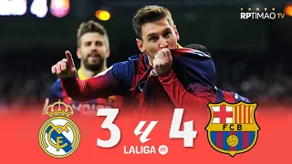 Real Madrid 3 x 4 Barcelona (Messi Hat-Trick) ● La Liga 13/14 Extended Goals & Highlights ᴴᴰ