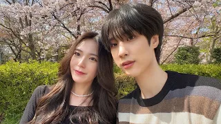 久しぶりに2人っきりのデートで大はしゃぎな韓国人夫