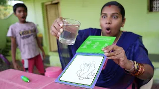 Water Magic | தண்ணீர் வைத்து இப்படி Painting பண்ணமுடியும்னு உங்களுக்கு தெரியுமா ??