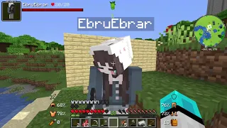Sezon 11 Minecraft Modlu Survival Bölüm 3 (Ebru) - Evcil Tahta Blok