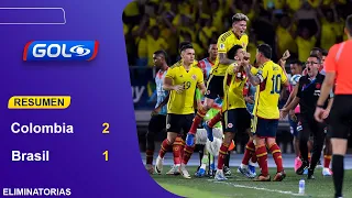 Colombia 2-1 Brasil - Resumen - Eliminatorias Sudamericanas