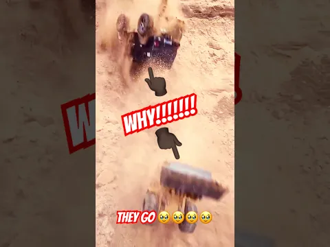 EPIC RC Hill Descent & FLIP! Loader vs. Off-Road Truck in Sandy Mayhem! 🚧💥