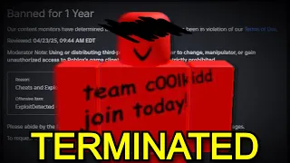 Roblox TERMINATED me.. AGAIN.