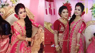 #bengalivlog দারুন মজা😍আমার আর দিদি ভাইয়ের রিসেপশন একসঙ্গে😱😘 #priyanka #reception