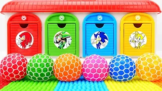 Satisfying Garage ASMR | Oddly Making Super Relax Sounds WITH 5 Rainbow Sltme Balls Net Garage ASMR