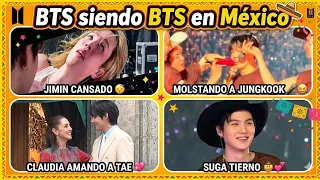 BTS SIENDO BTS EN MEXICO (no se pierde la costumbre de jungkook y el micrófono xd)