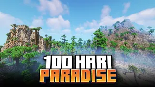 100 Hari di Minecraft Pulau Paradise