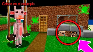 TROLLÉ y ¡ME ESCONDI DE LA CABRA EN EL COLUMPIO 😂 Bebe Noob EL ESCONDITE en MINECRAFT