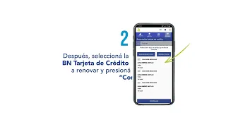¡Renová tu BN Tarjeta de Crédito próxima a vencer desde BN Móvil!