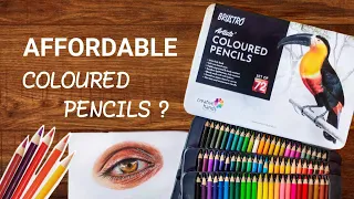 Brustro Coloured Pencils | Review,  Swatches and Demo (What you need to know before buying!)