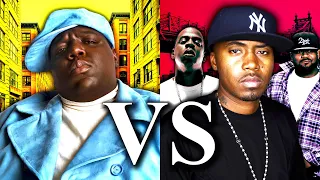 Biggie Vs. Nas, JAŸ-Z, Wu-Tang, Big L, The Roots, Jeru & OGC - Beef Documentary [King Of New York]