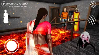 PLAYING AS KAMLA IN LAVA GRANNY || KAMLA VS LAVA FULL VIDEO 