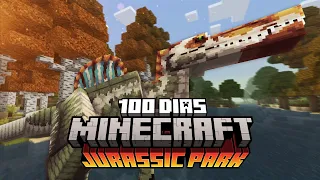 Sobreviví 100 Días en un MUNDO DOMINADO por DINOSAURIOS en MINECRAFT BEDROCK