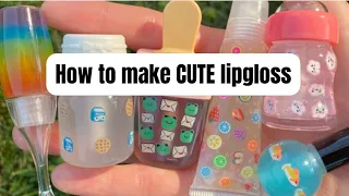 How to make CUTE lipgloss at home! 😍💕 4 Year Anniversary