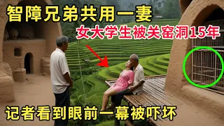 智障兄弟共用一妻,拐卖女大学生被关窑洞15年,记者看到眼前一幕被吓坏 #奇闻逸事
