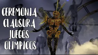 ATERRADOR SER DORADO QUE AVISA LO QUE VIENE EN CEREMONIA DE CLAUSURA