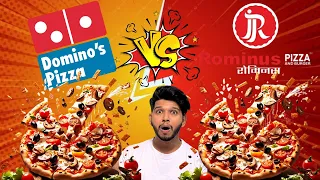 Domino’s Pizza 🍕Vs Rominus Pizza 🍕 | Desi Vs Videshi Pizza | Food Challenges