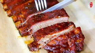 💯这是我吃过的最好吃的烤排骨，强烈推荐❗Oven Baked Pork Loin Back Ribs Recipe, Highly Recommended!