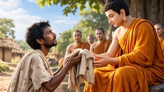 फटा हुआ वस्त्र और बुद्ध की करुणा 🙏 | सच्ची श्रद्धा की कहानी