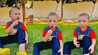 فرحه الاطفال بالحلويات لا تقدر بثمن 🍭❤️