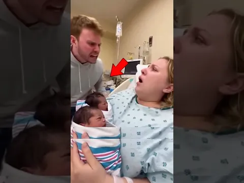 ¡La reacción del papá al ver a sus recién nacidos sorprendió a todos! 😱