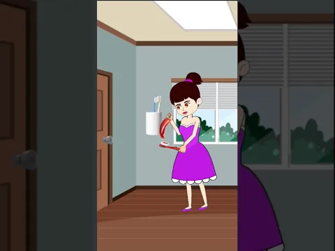 Anaya Ne Mumma Papa Ke ToothBrush Ke Sath Kya Kiya 😳 #cartoon #shorts