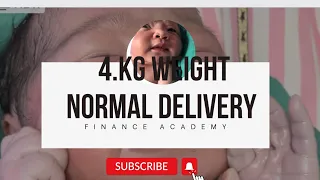 4kgs baby Normal delivery #healthy baby 👶 @Newborncarejammu