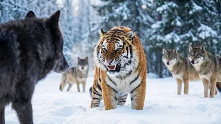 When a Tiger Faces a Pack of Wolves