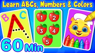 ABC Song, Counting Numbers & Learn Colors For Kids + More Educational Videos For Toddlers