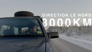 Je pars en voiture dans le grand froid (-21°C)