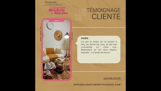 Témoignage de SAADIA, cliente de l'atelier Gestion du Stress