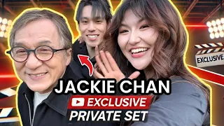 PRIVATE SHOOT with Jackie Chan?! | Karate Kid: Legends (Behind the Scenes)