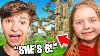 My 6 Year Old SISTER'S FORTNITE Progression After 2 YEARS!! *INSANE*