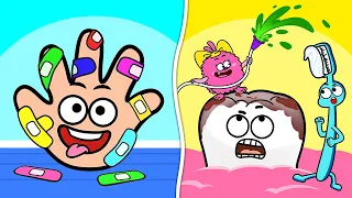 Bebé Quiere una Curita | Cepíllate los Dientes | Caricaturas | Canciones Infantiles | Doctora Sophia