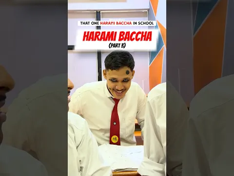 That one harami baccha in school😈(part 3) #haslebhayi