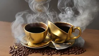 🎵Luxury Jazz: Golden Coffee Cup | SpaceFroot Golden Café🎵☕(vid: 1)