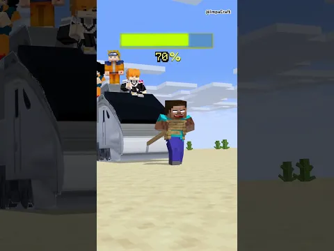 Herobrine vs heavy things  #shorts #helpherobrine #ichigo #gojo #naruto #goku