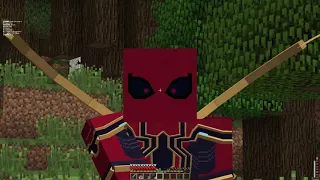 ماين كرافت مستويات التحول الى الرجل العنكبوت!🔥 (جيش العناكب)😱 - Become SpiderMan
