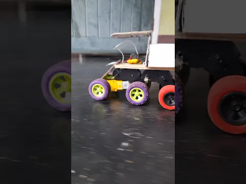 Diy home made dc motor car #shorts
