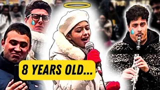 8 years old girl made everyone CRY with her angelic voice 😳 @violamarie_littlesinger