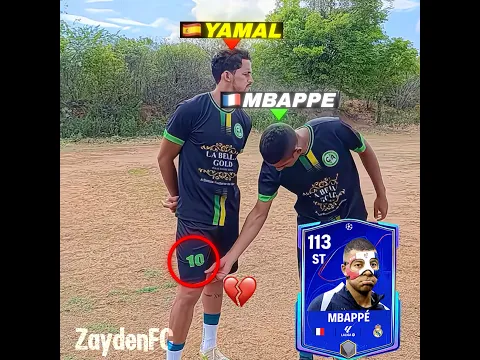 Yamal x Mbappe Funny Skills😂Number 10
