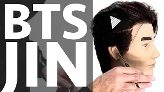 How To: BTS JIN Haircut Tutorial | Full Step by Step