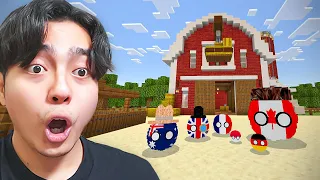 Aku Mengunjungi Desa Countryballs di Minecraft!