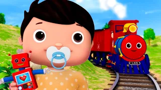 ポッポきしゃがくるよ！ 🚂🎶 | 童謡と子供の歌 | 教育アニメ -リトルベイビーバム | 知育動画 | Little Baby Bum Japanese
