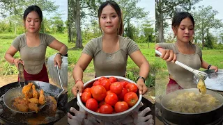 How to cook chicken leg with tomato recipe