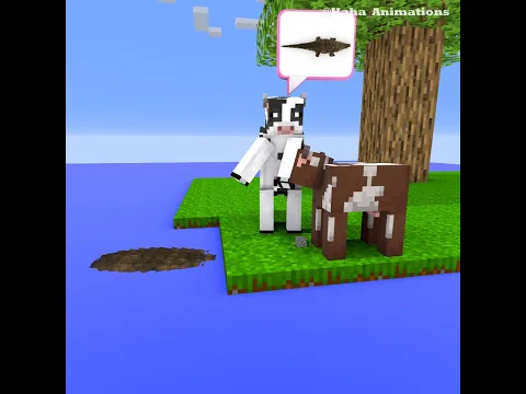 Crocodile or Log? Two Cows Start Arguing!