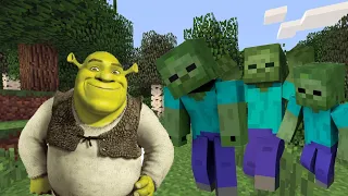 ¿Que pasaría si shrek se enfrenta a 1,000,000 de Zombies?