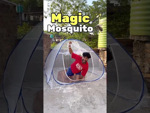 Magic Mosquito Net Tent! 😱 Sleep Without Mosquitoes #is2motivation #shorts