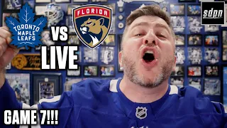 Toronto Maple Leafs vs Florida Panthers GAME 7 LIVE w/ Steve Dangle